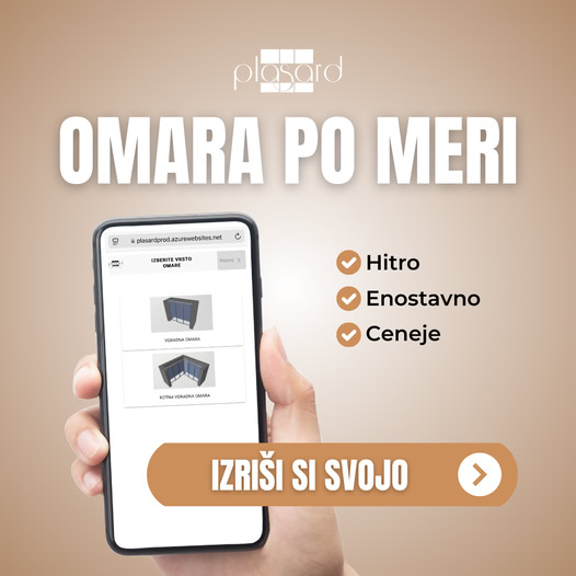Plasard omara po meri
