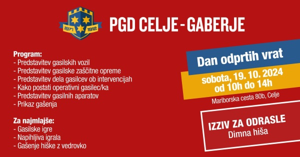 foto: PGD Celje - Gaberje